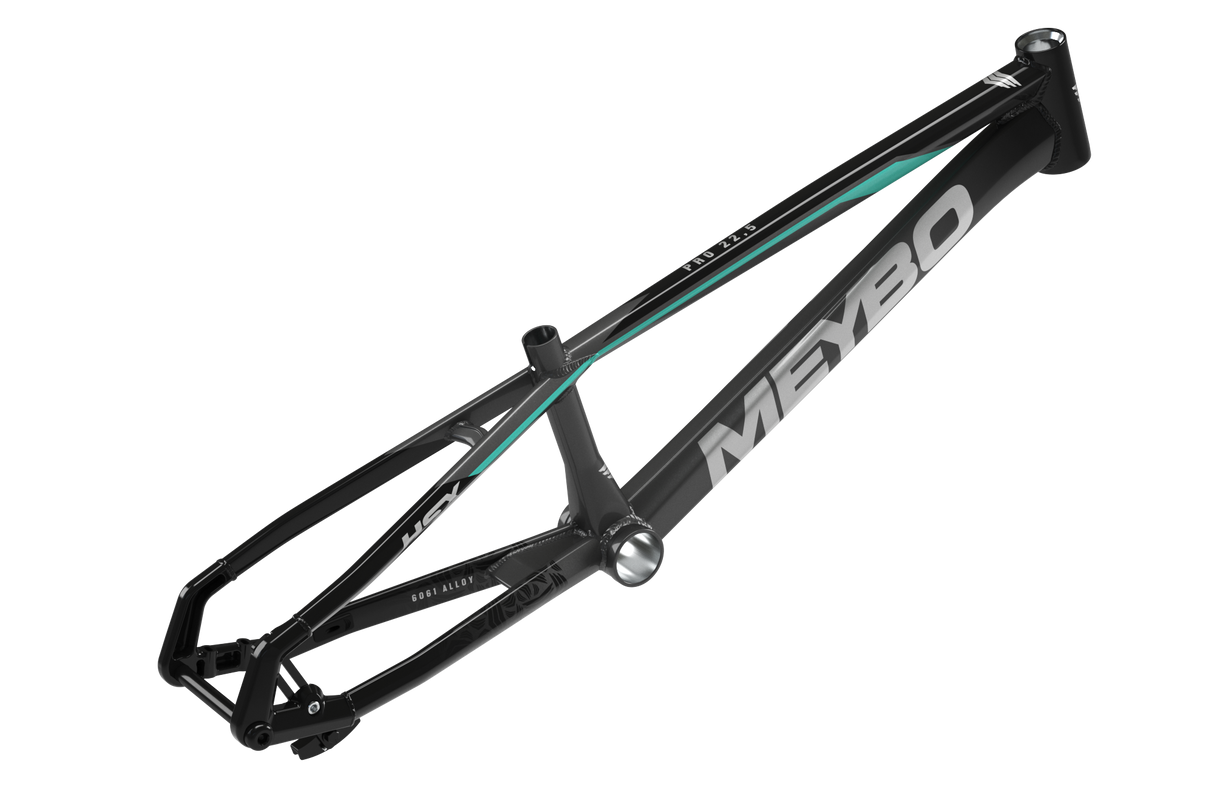 Meybo HSX Alloy BMX Race Frame 2025-Grey/Mint