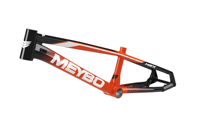 Meybo HSX Alloy BMX Race Frame 2025-Orange/Black/White