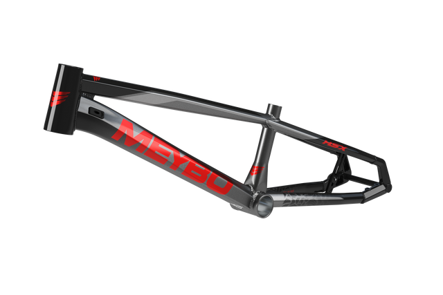 Meybo HSX Alloy BMX Race Frame 2025-Black/Red/Grey
