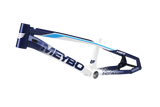 Meybo HSX Alloy BMX Race Frame 2025-White/Navy/Blue