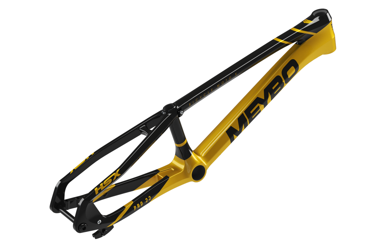 Meybo HSX Carbon BMX Race Frame 2025-Black/Gold