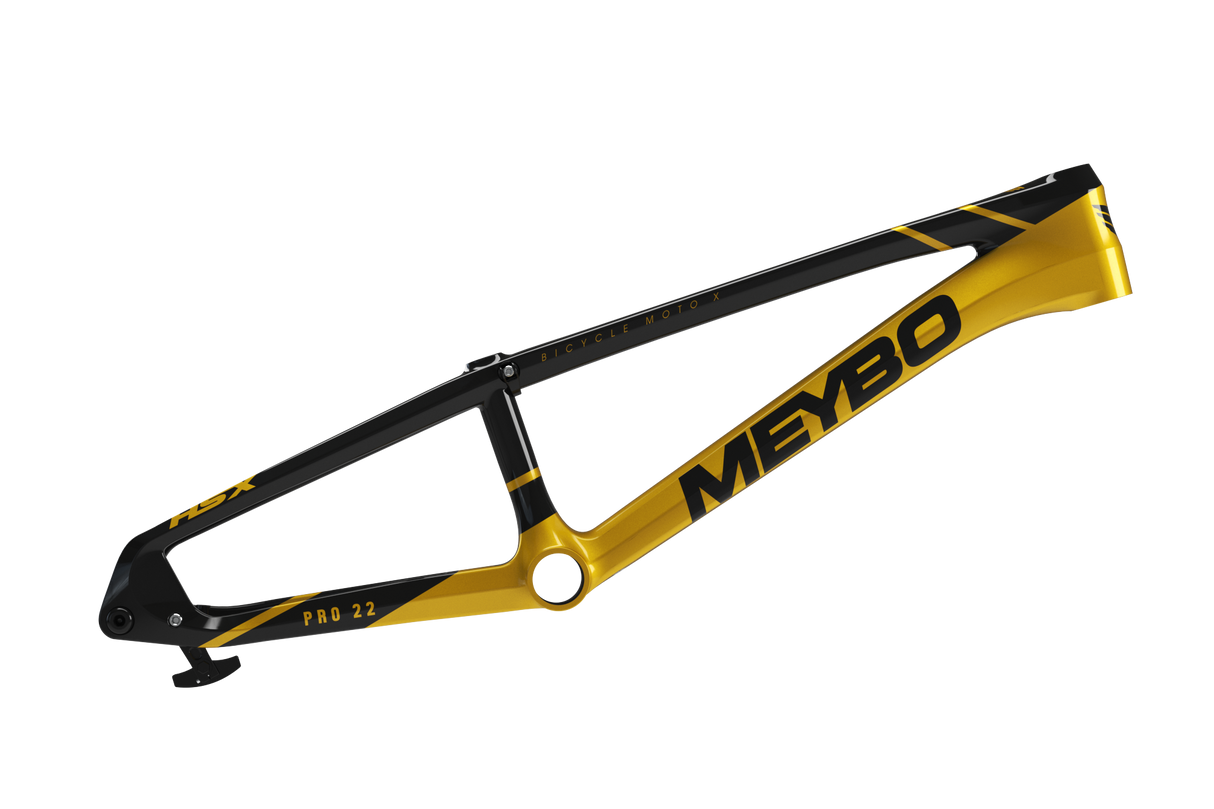 Meybo HSX Carbon BMX Race Frame 2025-Black/Gold