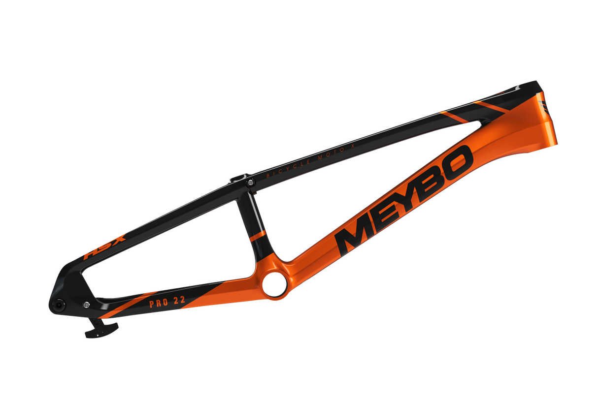 Meybo HSX Carbon BMX Race Frame 2025-Black/Orange