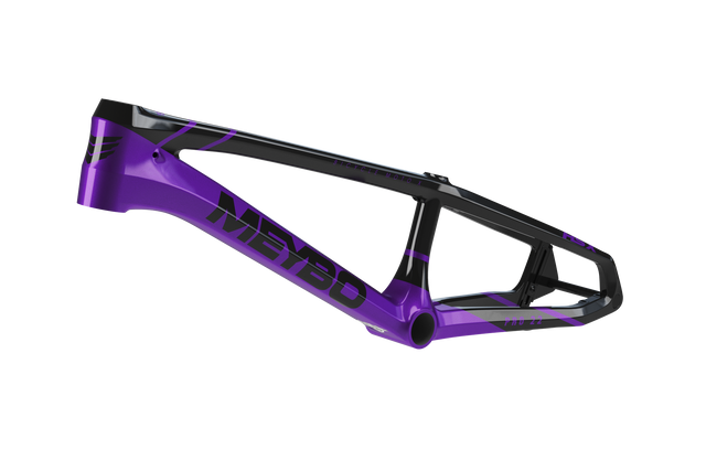Meybo HSX Carbon BMX Race Frame 2025-Black/Purple
