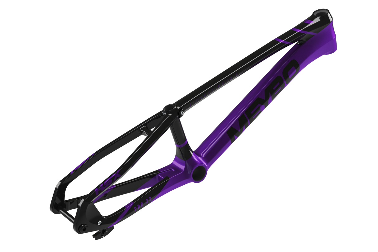 Meybo HSX Carbon BMX Race Frame 2025-Black/Purple