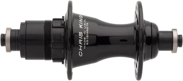 パーツ CHRIS KING R45 road hub rear (black) 32H Chris King R45 Rear Hub - QR x 130mm Rim Brake XDR Black 32H