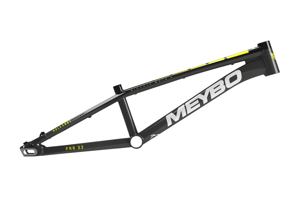 Meybo Holeshot Alloy BMX Race Frame 2025-Grey/Black/Lime