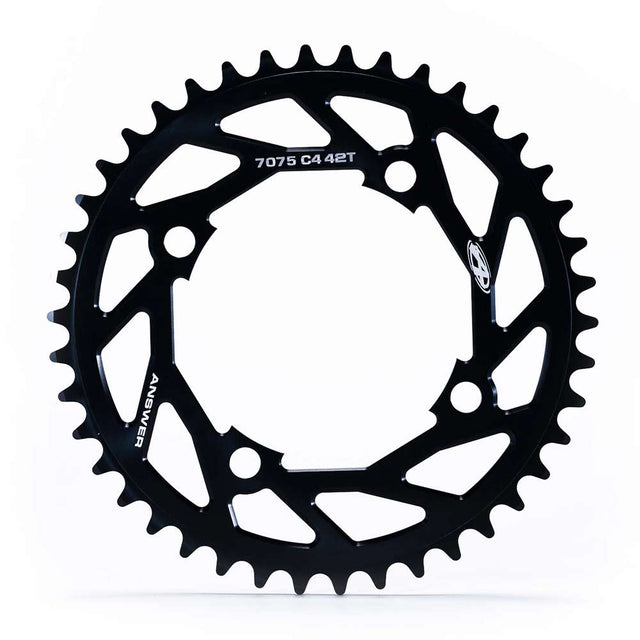 Answer Typhoon C4 4-bolt Chainring - 43t, 44t, 45t, 46t, 47t, 48t, 42t, 35t, 36t, 37t, 38t, 39t, 40t, 41t