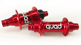Crupi Parts Hubs 36H Pro / Red Crupi Quad 28H & 36H Hubsets