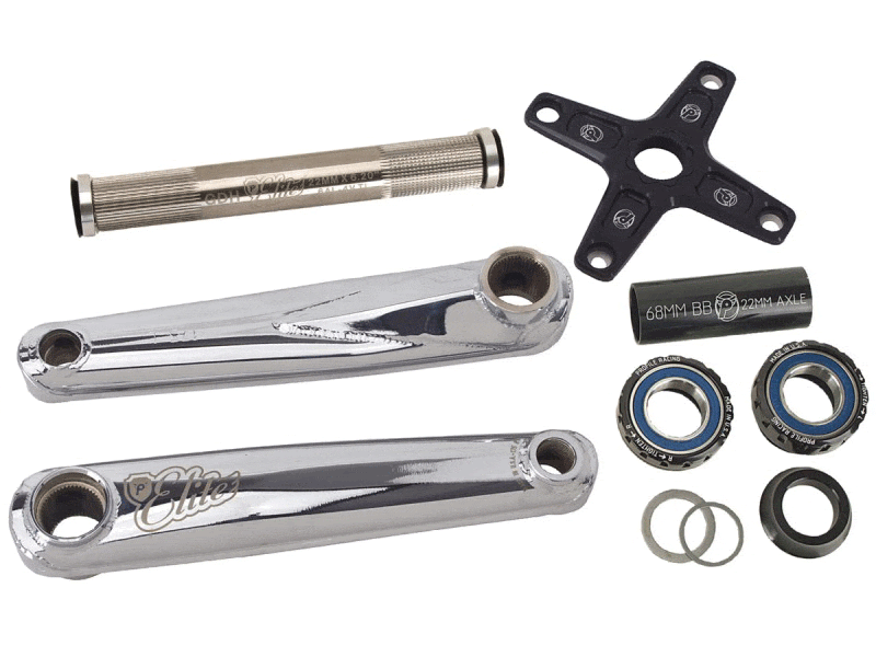 Profile Racing Elite Crankset - Chrome