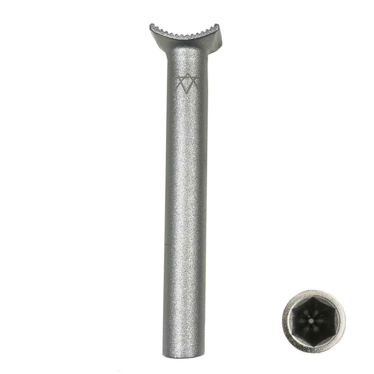 5150BMX / 2-in-1 Pivotal Seat Post w/17mm Wrench (Raw)