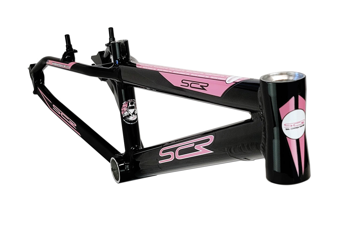 SCR Frames Black / Pink decals SCR 20" Expert Race Frame