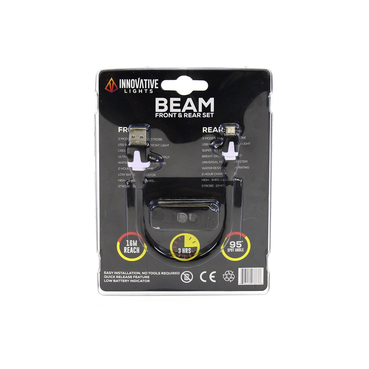 Innovative Sports Innovative - Lights - Beam - USB Rechargeable
