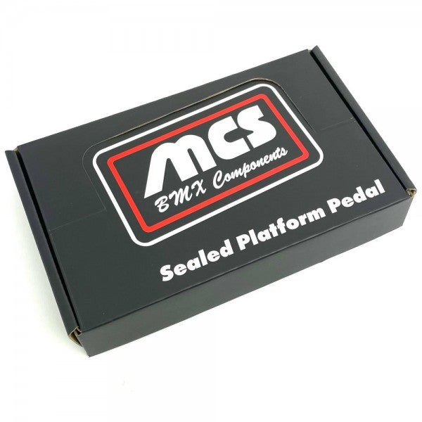 MCS PC Sealed Platform 9/16" Pedals - Black