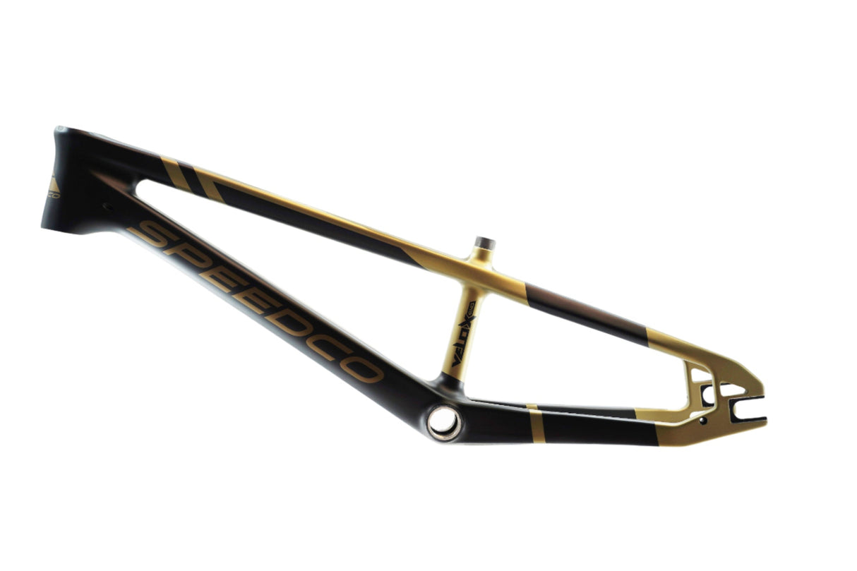 Speedco Velox Evo Carbon BMX Race Frame-Matte Gold