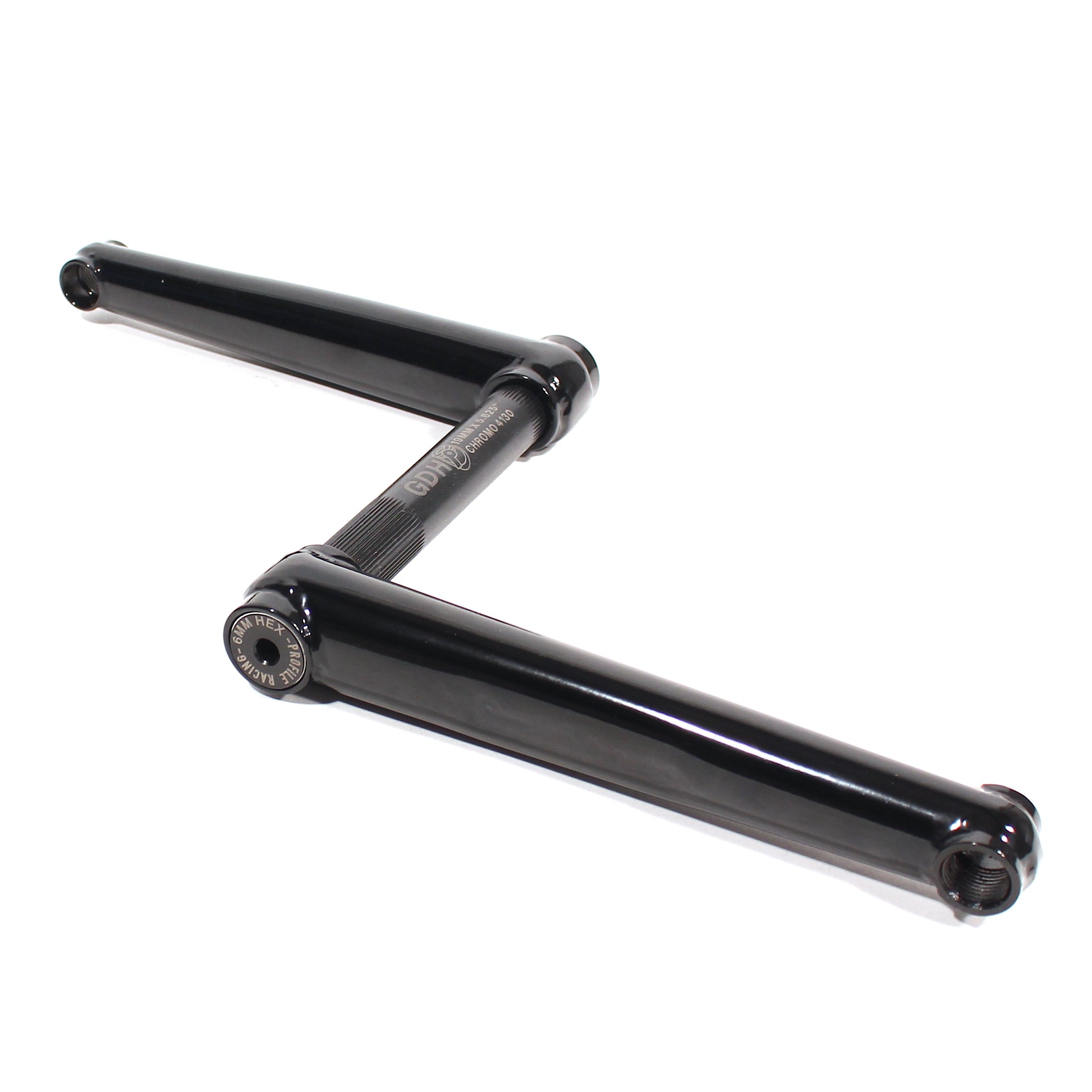 BMX プロファイル NoBoss Crank 170mm,black. Profile No Boss Race Crankset - Black Mailorder – Time 2 Shine