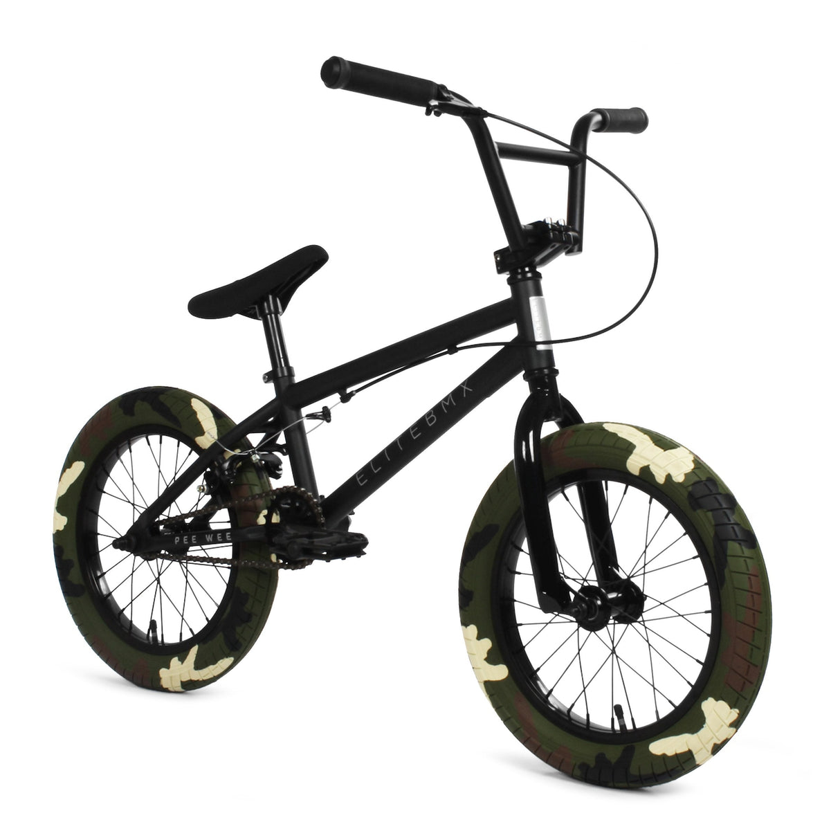 Elite Bmx Pee Wee 16"-Black Combat