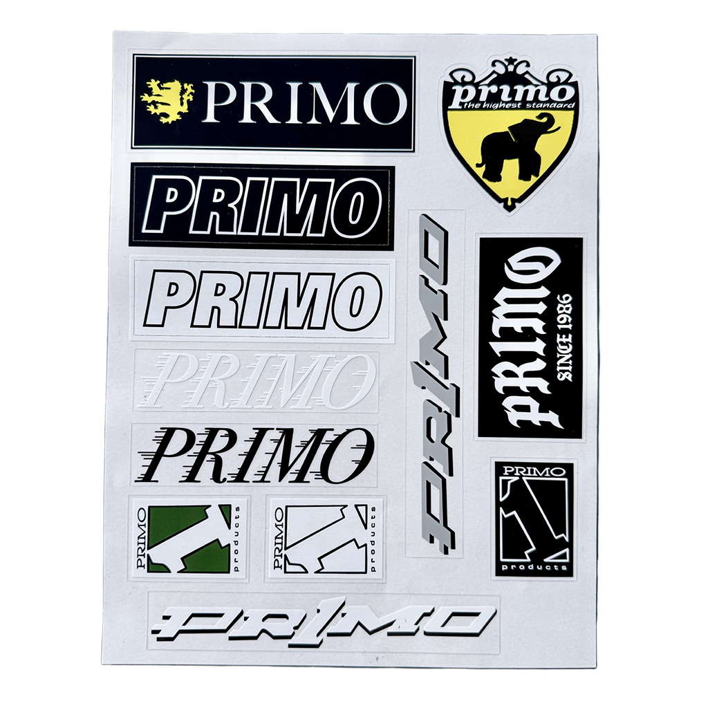 PRIMO Sticker Sheet – 8 x 11 (Heritage Collection) - Image 1