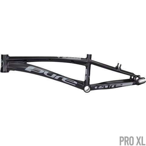 Pure V6 Alloy BMX Race Frame-Matte Black