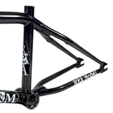 Color:TRANS SMOKE BLACK, Size:21.5"