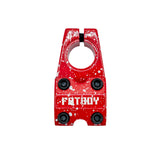 Fatboy Mini Bmx Fatboy Stem-Red Silver Splatter