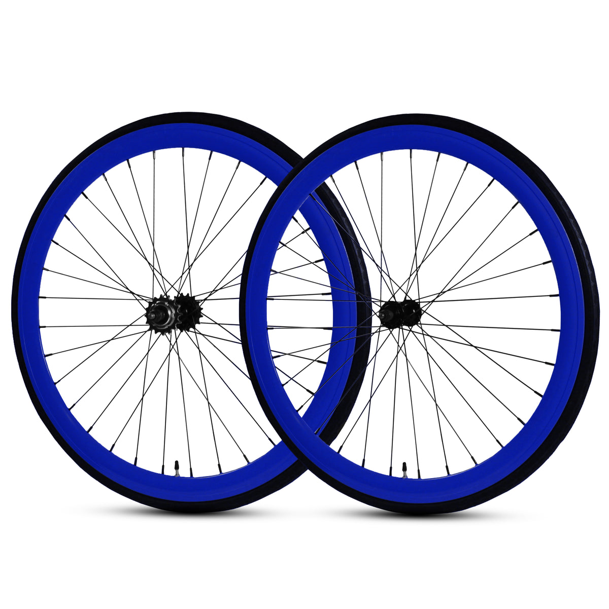 700c Wheelset - Dark Blue