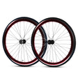 700c Wheelset - CNC Red
