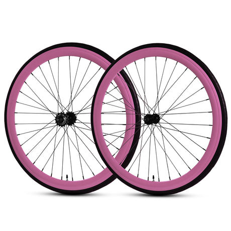 700c Wheelset- Pastel Pink