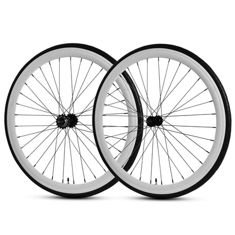 700c Wheelset - White