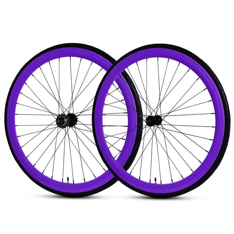 700c Wheelset - Violet