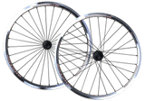 Crupi Parts Custom Wheels 20 x 1-1/8 x 28H / Polished / Black Custom 20" Crupi 28H Disc Wheels