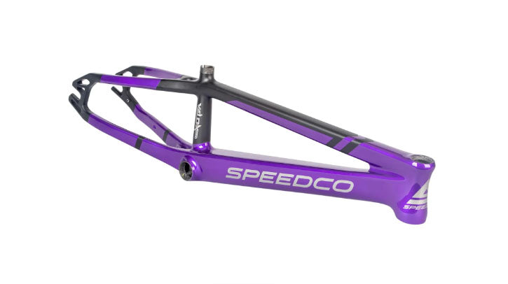 Speedco Velox Evo Carbon BMX Race Frame-Semi Gloss Purple