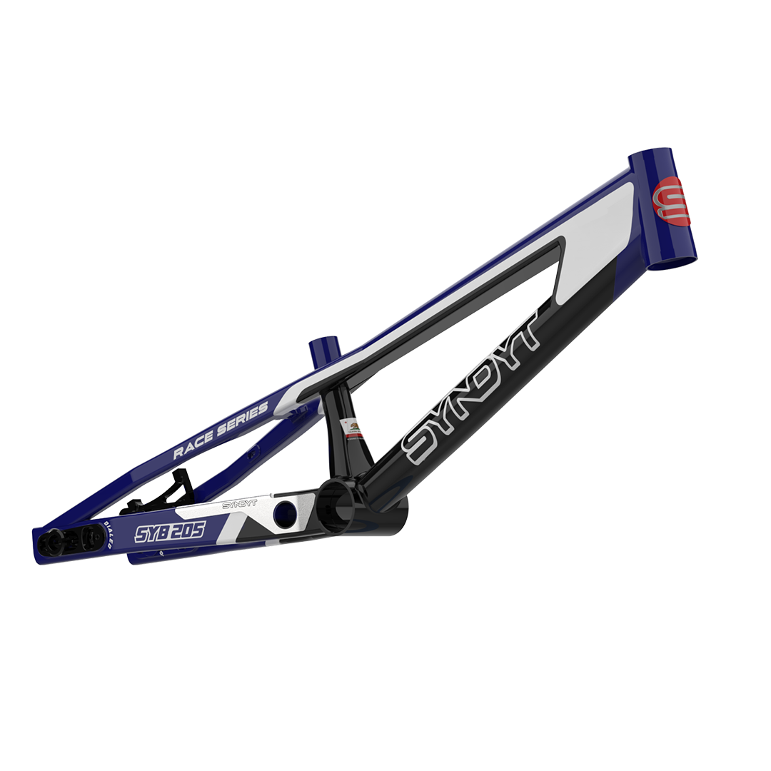 Syndyt SYB alloy BMX race frame in blue