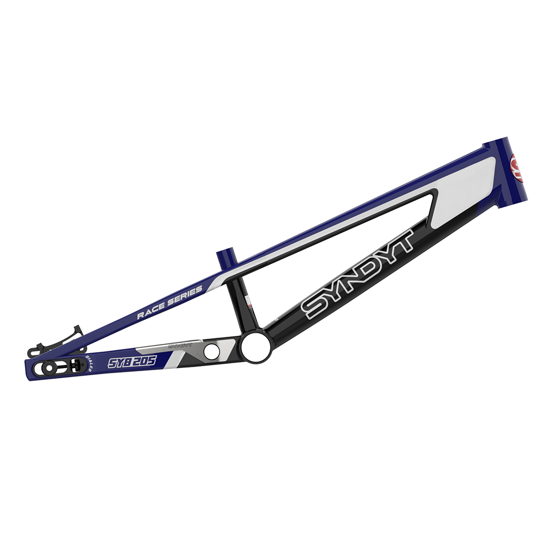 Syndyt SYB alloy BMX race frame in blue