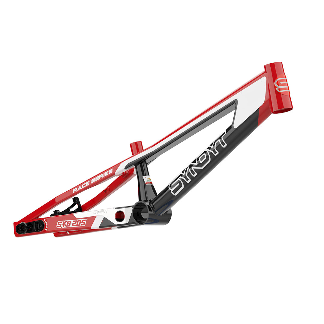 Syndyt SYB alloy BMX race frame in red