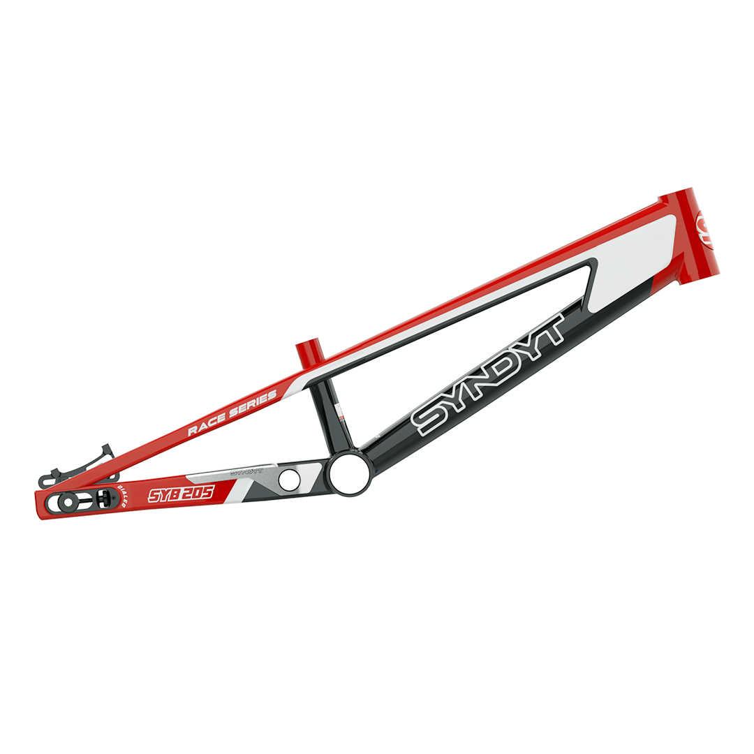 Syndyt SYB alloy BMX race frame in red
