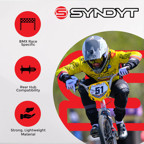 Syndyt SYB alloy BMX race frame in blue