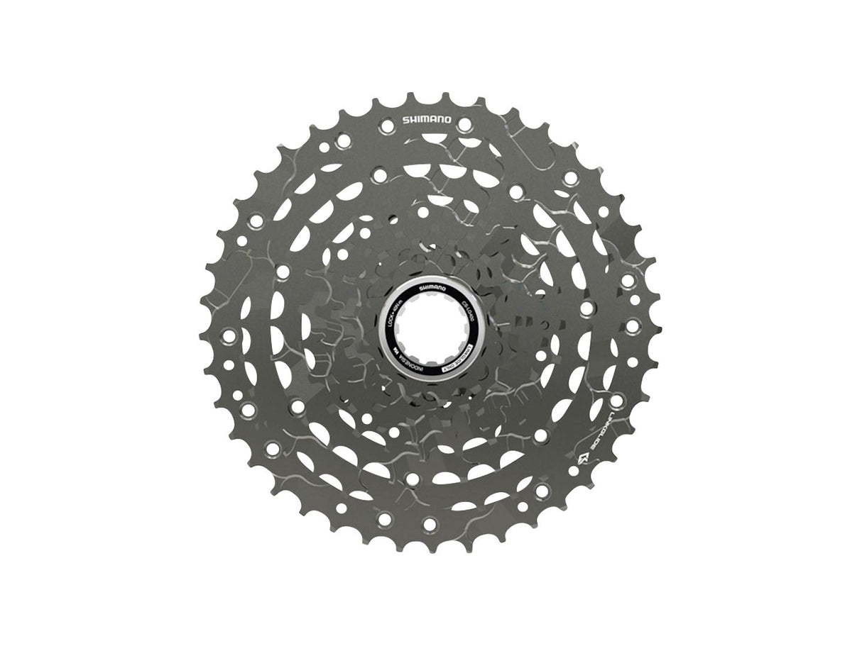 Shimano CUES  CS-LG400-9 Cassette - 9-Speed 11-46t LINKGLIDE Black