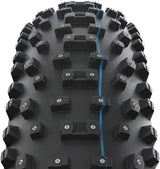 Schwalbe Al Mighty Tire - 26 x 4.8" Tubeless Folding BLK Evolution Line Addix Speed Grip Super Ground E-25 Studded