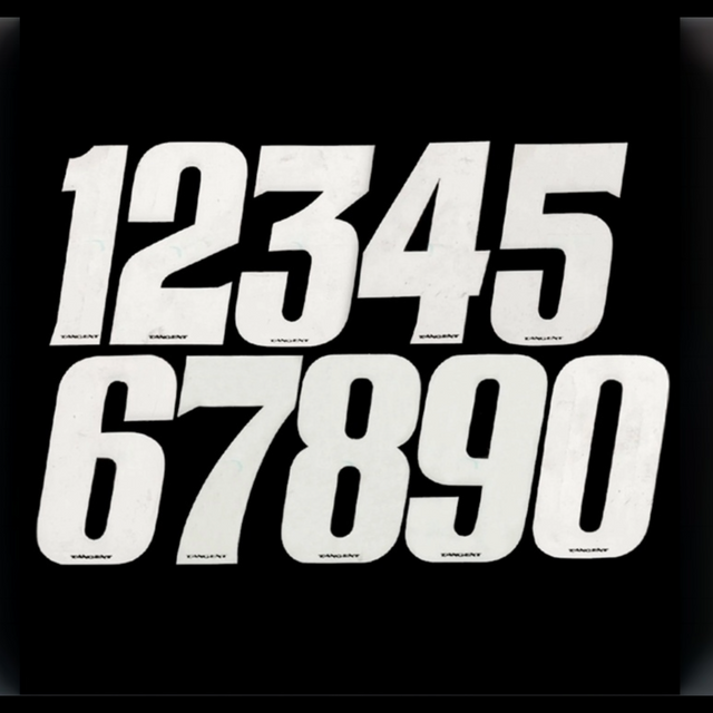 Tangent Front Plate Number (3")