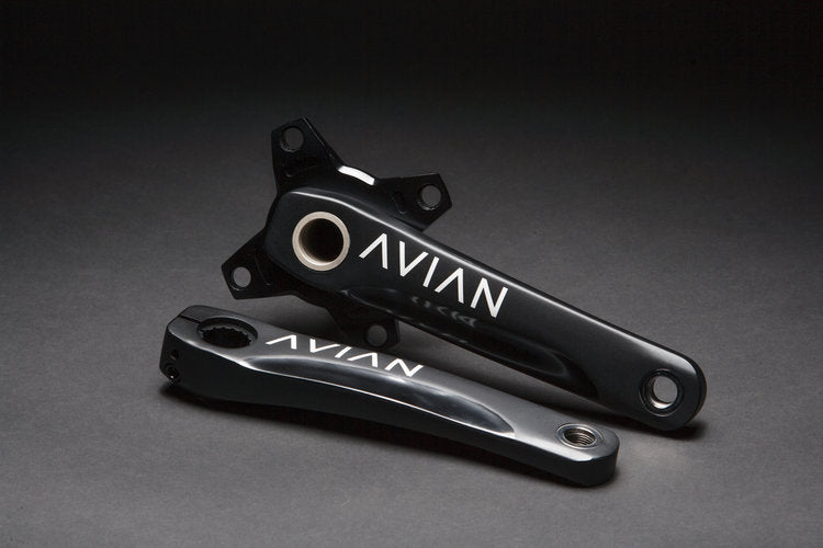 Avian Cadence 2-Piece BMX Race Cranks-Black
