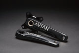 Avian Cadence 2-Piece BMX Race Cranks-Black