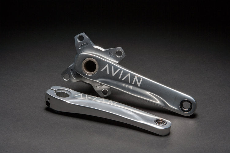 Avian Cadence 2-Piece BMX Race Cranks-Polished
