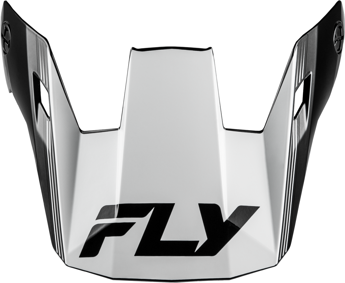 Fly Racing Rayce Repeat Visor 2026 Black/White