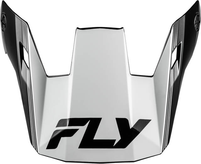 Fly Racing Rayce Repeat Visor 2026 Black/White