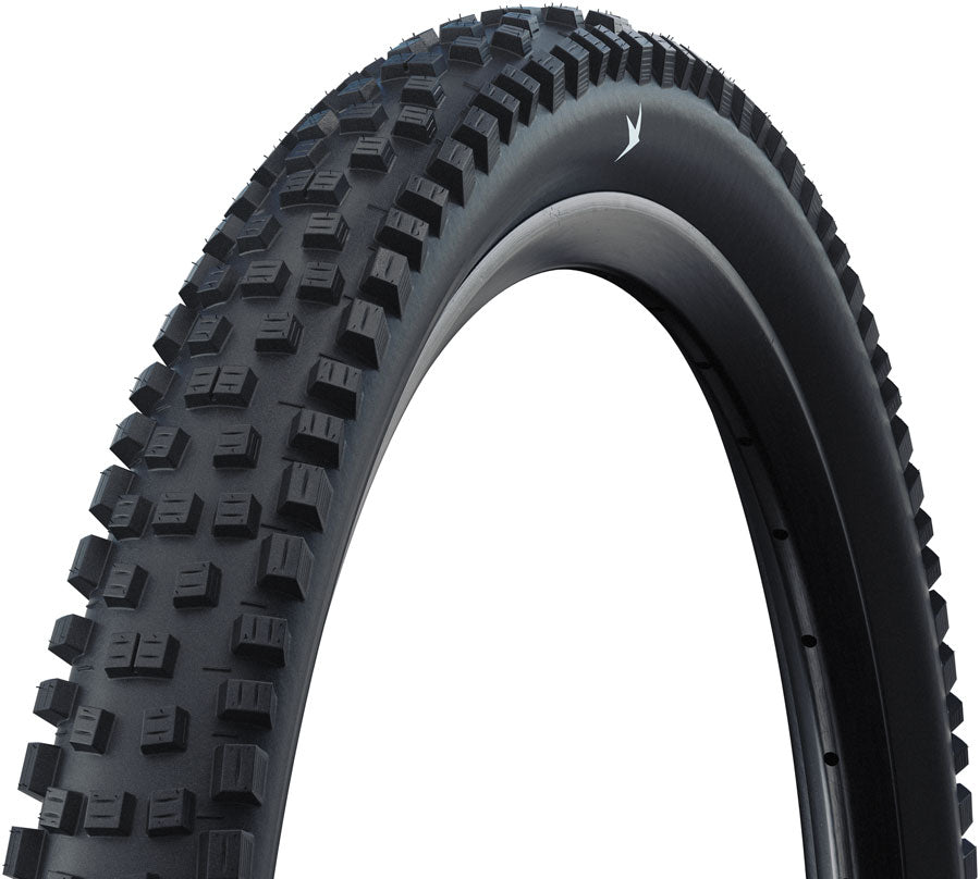 Schwalbe Nobby Nic Tire - 26 x 2.25 Tubeless Folding BLK Standard Addix Green E-50