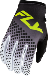 Fly Racing Kinetic Fade Gloves 2027 Black/White/Hi-Vis Yellow