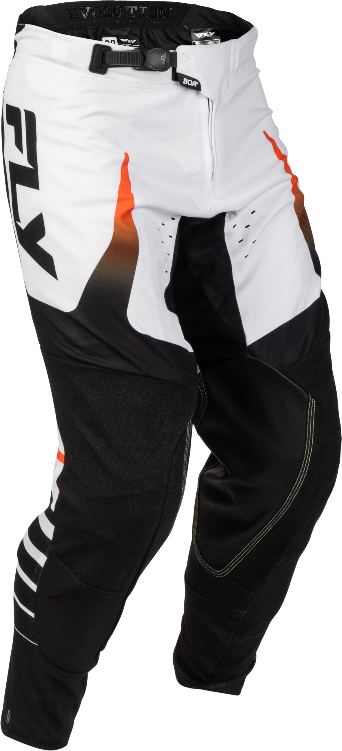 Fly Racing Evolution DST Bolt Pants 2027 White/Black/Orange