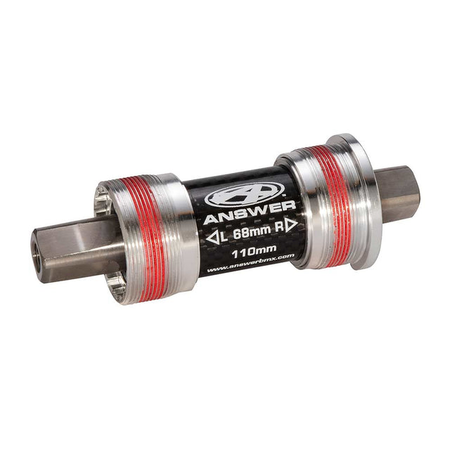 Answer Euro Bottom Bracket – Square Taper Titanium Spindle - 113mm, 108mm, 110mm, 115mm