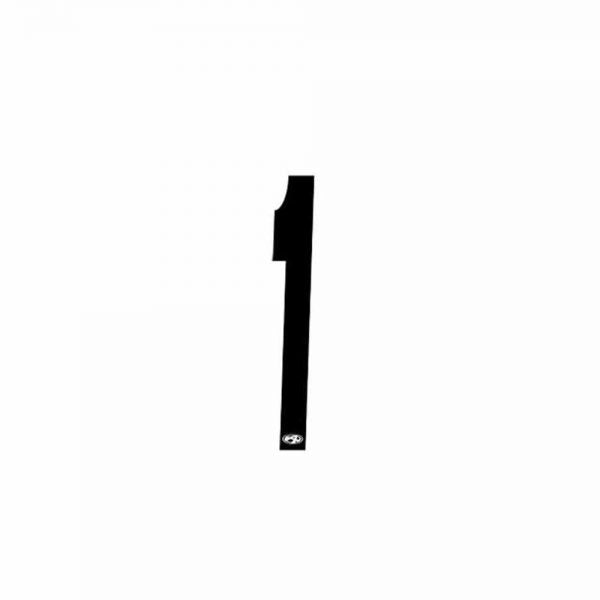Number Plate Stickers – 10pack - White / 1 / 2", White / 1 / 3", White / 1 / 4", Black / 1 / 2", Black / 1 / 3", Black / 1 / 4"